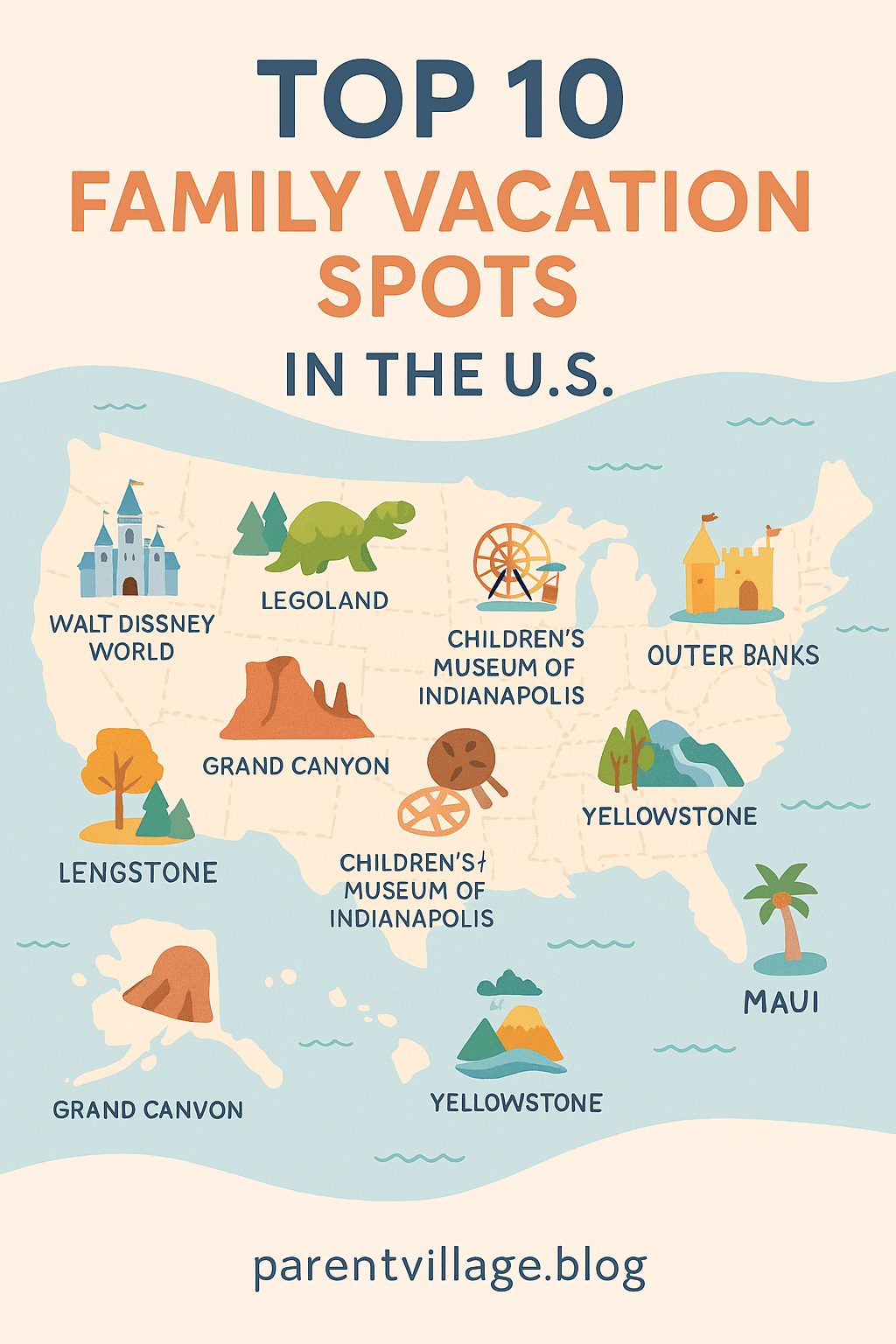 Top 10 Family-Friendly Travel Destinations in the&nbsp;U.S.