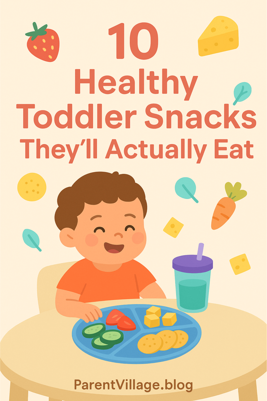 10 Healthy Toddler Snacks They’ll Actually Eat (No Fancy Prep Required)&nbsp;🥕🍓
